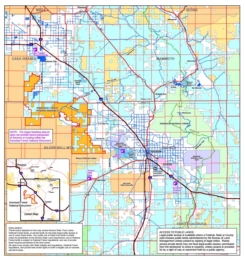 Blm Land Map Arizona Shooting Maps Model Online 8052